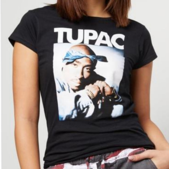 Shakur Graphic Teetop Rap Icon 2pac 